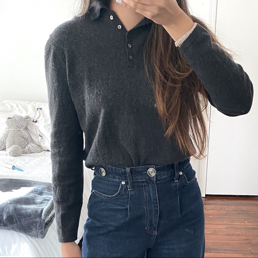 346 Brooks Brothers Grey sweater Size XL